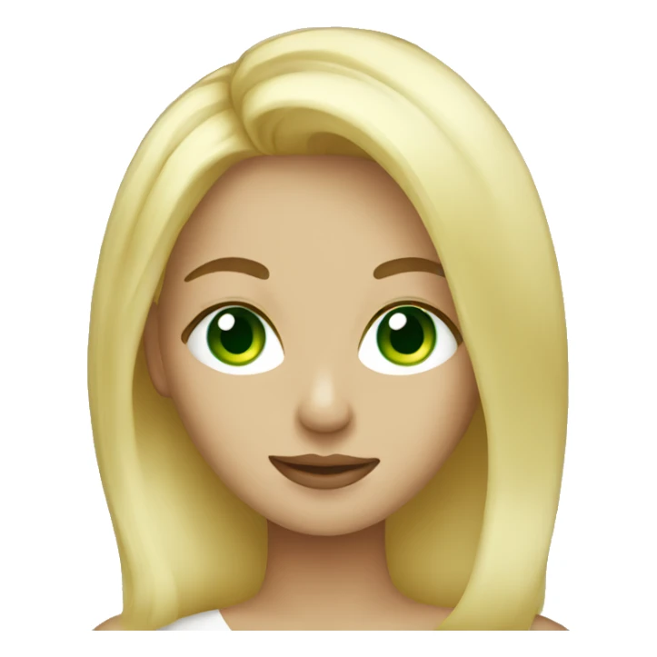 Green-eyed blonde sticker