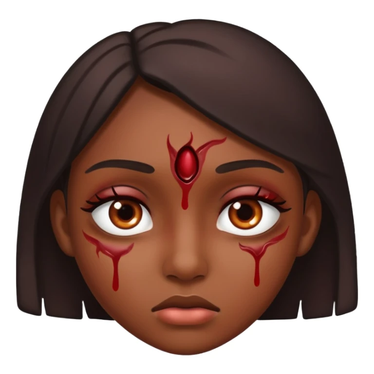 Injury to eye sticker