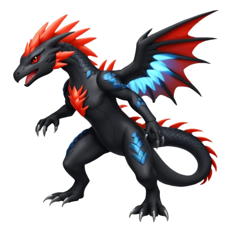 Salandit-Zekrom-Nargacuga-fusion (full body) sticker