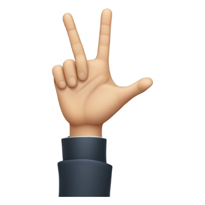 hand, finger pointing,back of the hand view sticker