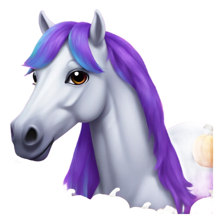 Lisa frank Halloween horse sticker