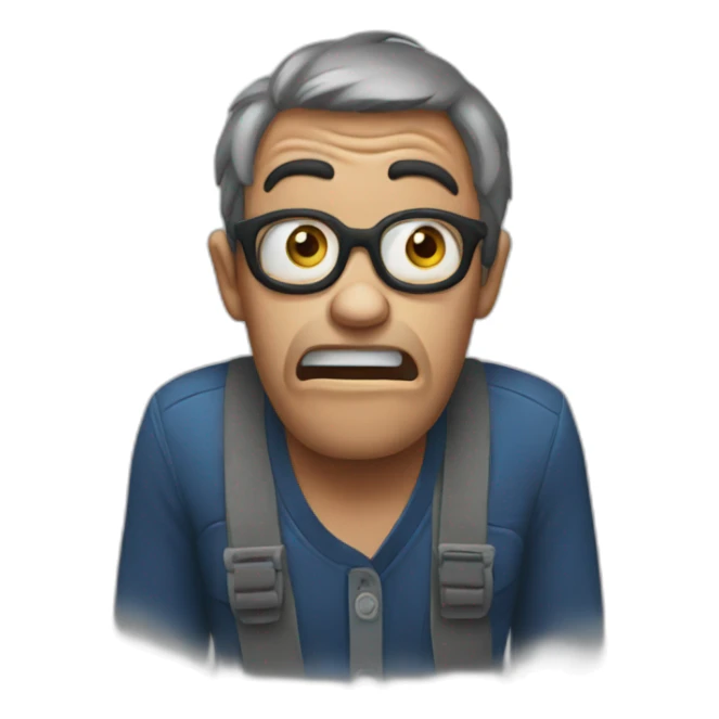 Singe shocked sticker