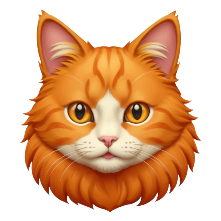 Gatito naranja  sticker