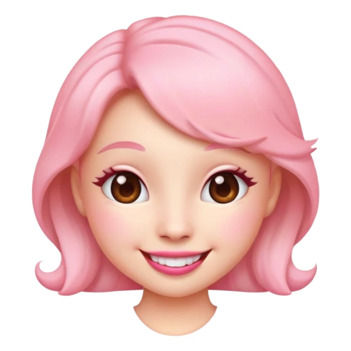 cute pink coquette ios emoji sticker