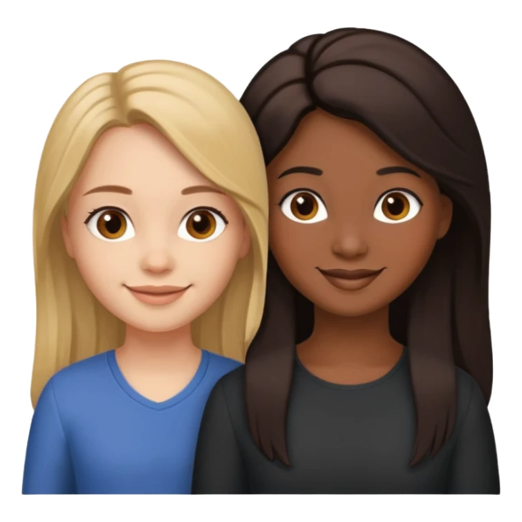 two sisters – Sonya and Taya they look different) sticker