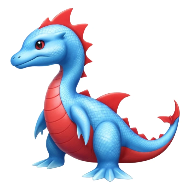 Salandit-Lapras-Salamence-hybrid-fusion (full body) sticker