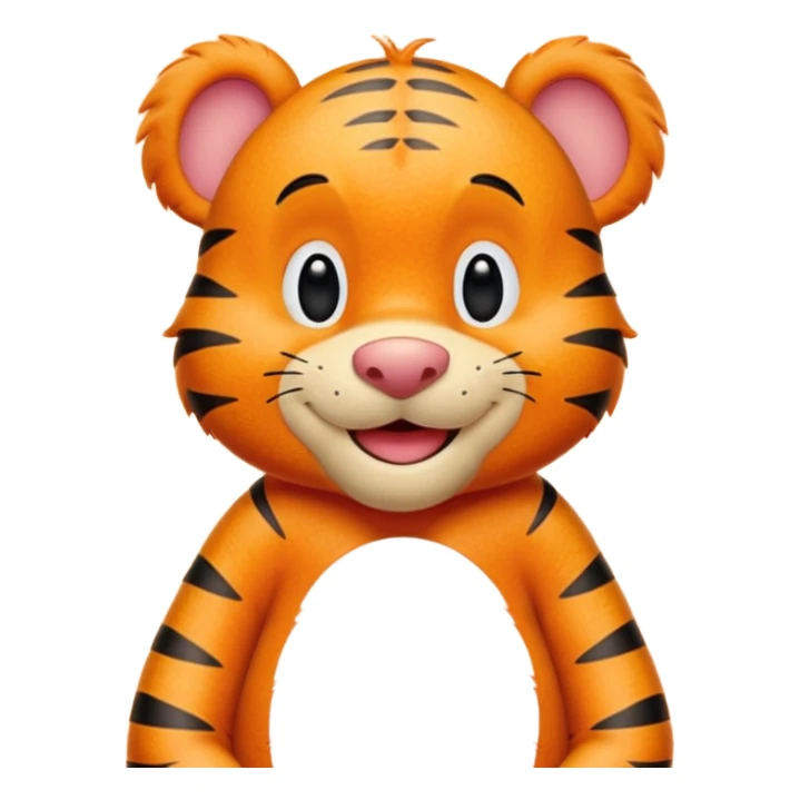 Tigger from the animated series Winnie the Pooh and Tigger Too sticker