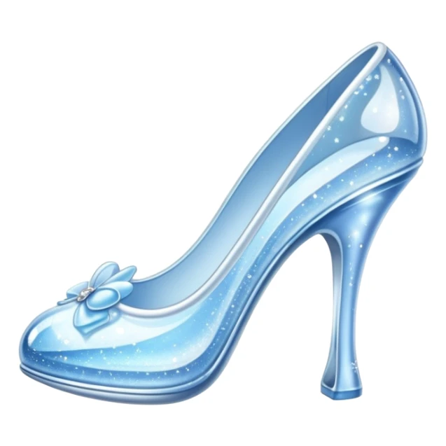 cinderella's glass shoes sticker