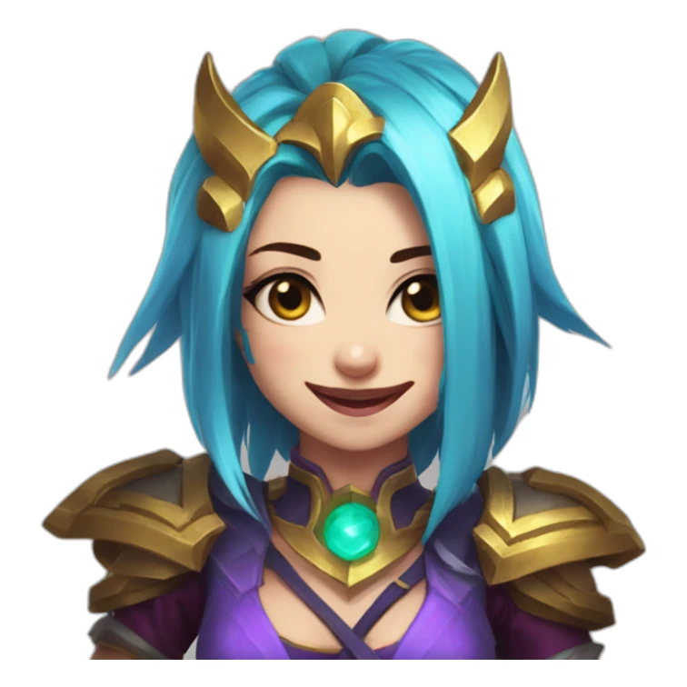 jinx league of legends sticker