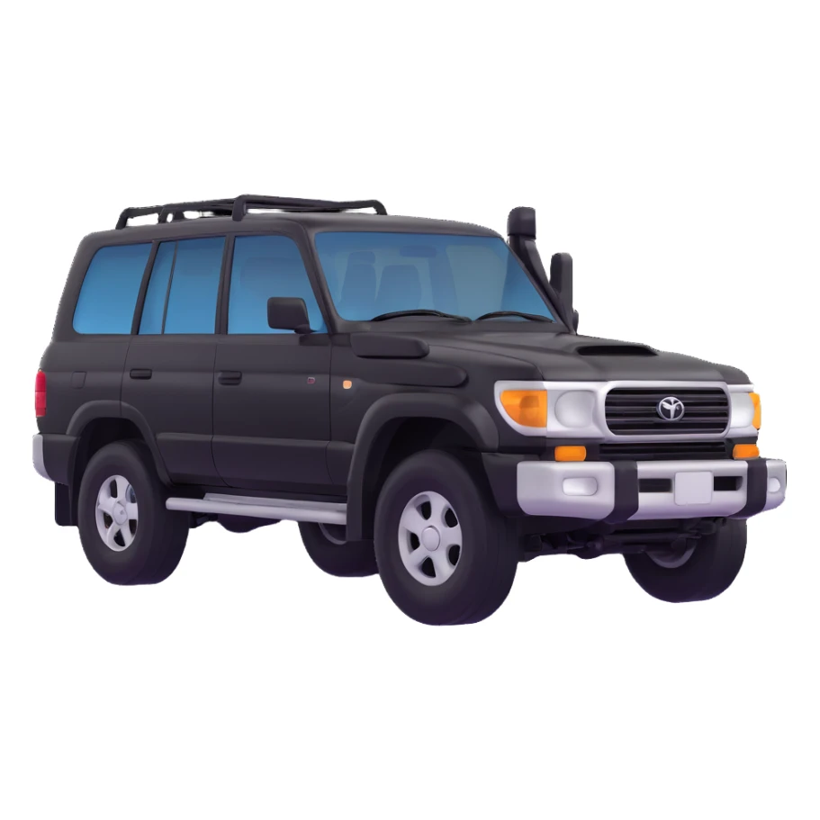 Toyota Land Cruiser 1980s sticker