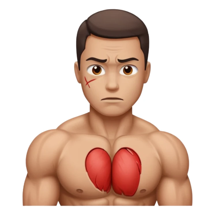 un infortunio muscolare sticker