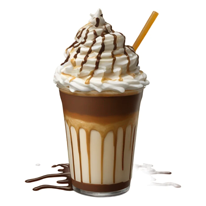 Starbucks chocolate caramel Frappuccino  sticker