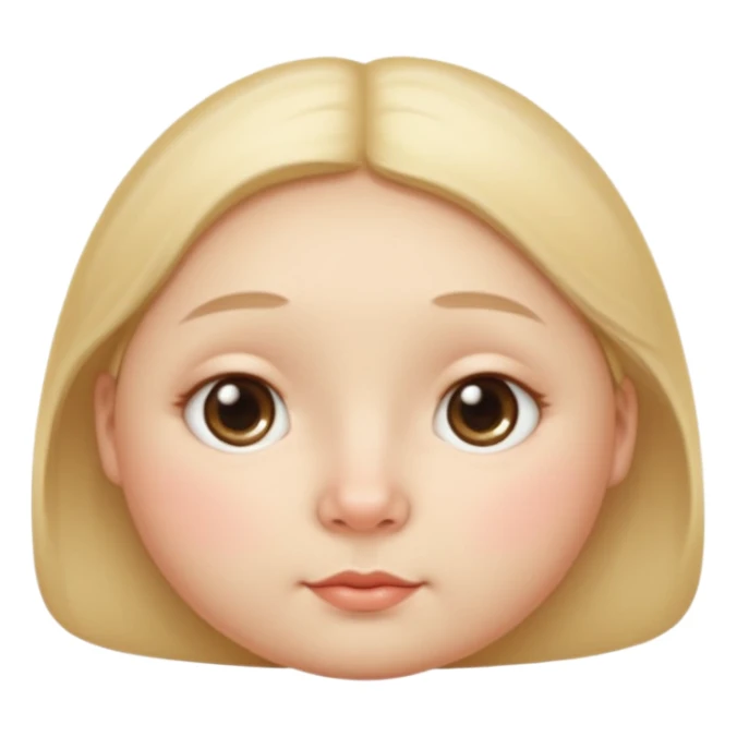 Short, rounded face

Puffy cheeks, high facial fat retention

Large, round or slightly drooped eyes

Small button nose

Soft, gentle aura sticker
