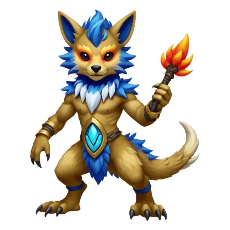 Anthro Vernid-WickerBeast-Protogen-Primagen-Fakémon Full Body sticker