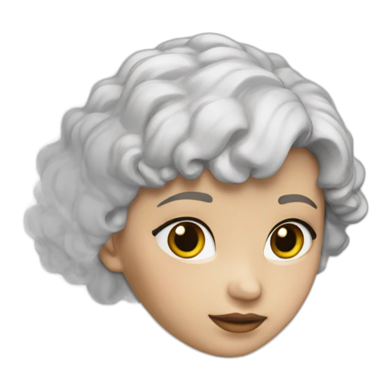 white-girl-3d-artist sticker