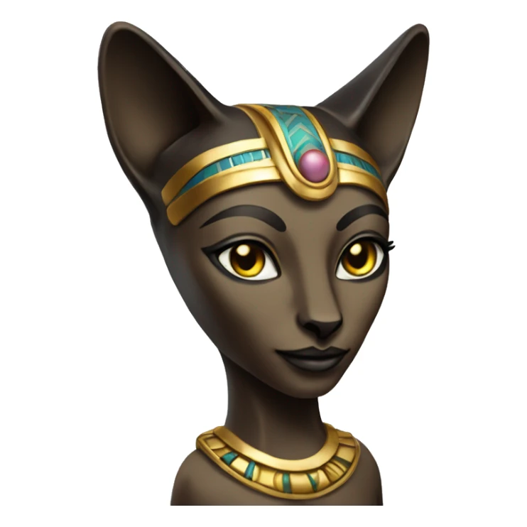 Figurine of the goddess Bastet sticker