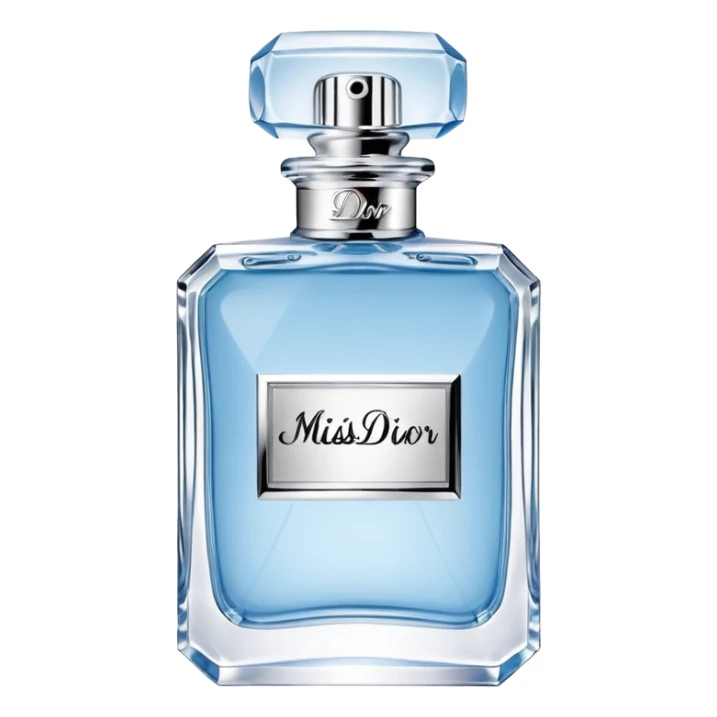 baby blue miss dior sticker