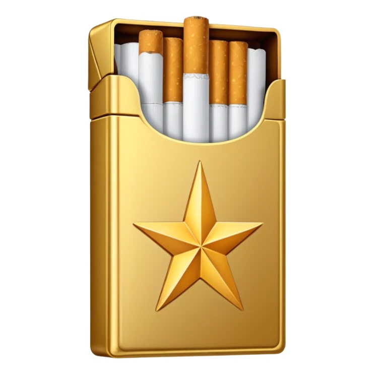 seven stars cigaret pack sticker