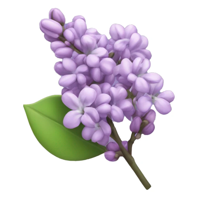 sprig of Lilac flowers sticker