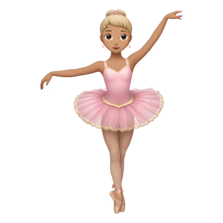 Make ballerina emojis full body in different dance positions  sticker