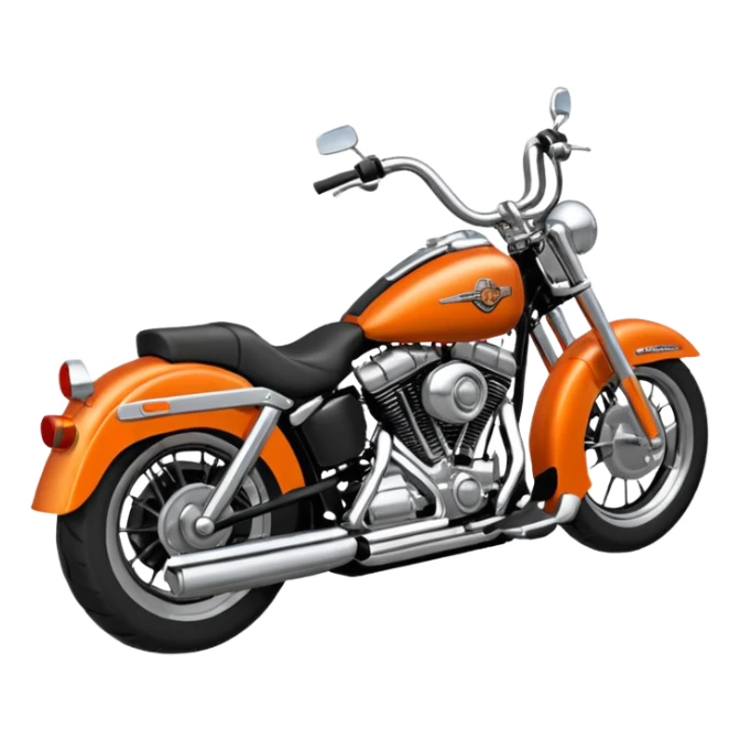 Hola, me gustaría crear un emoji de una moto Harley Davinson classic sticker