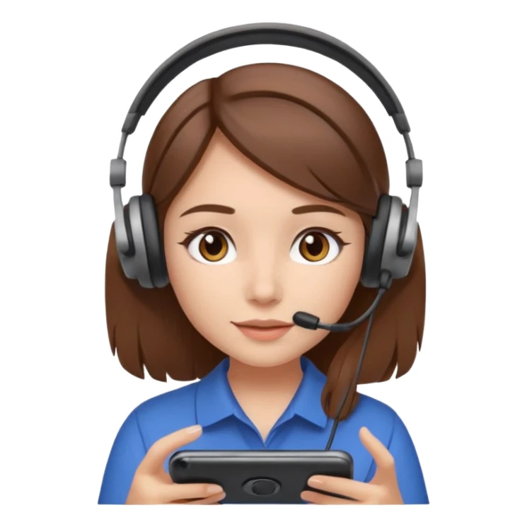 Brown-haired girl creating a video to post on instagram sticker