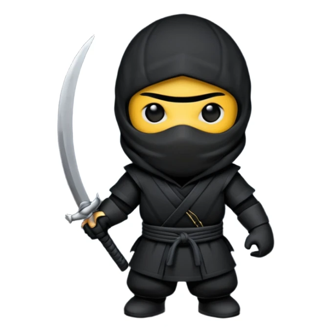 necesito un emoji ninja con el signo de escorpio  sticker