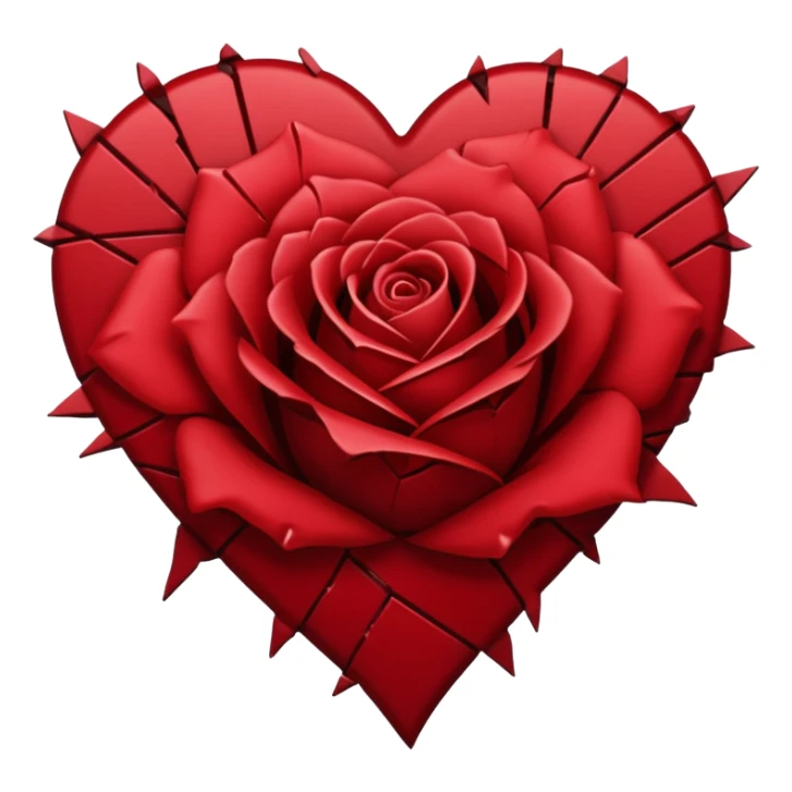 Put The 💔 Emoji And 🥀 Emoji Together In One Image sticker