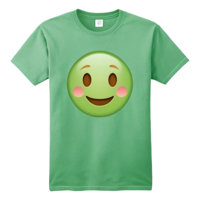 Green Comfort colors T-shirt sticker