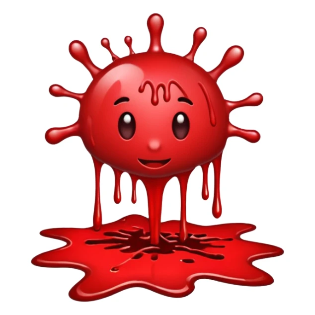 Blood on the floor  sticker