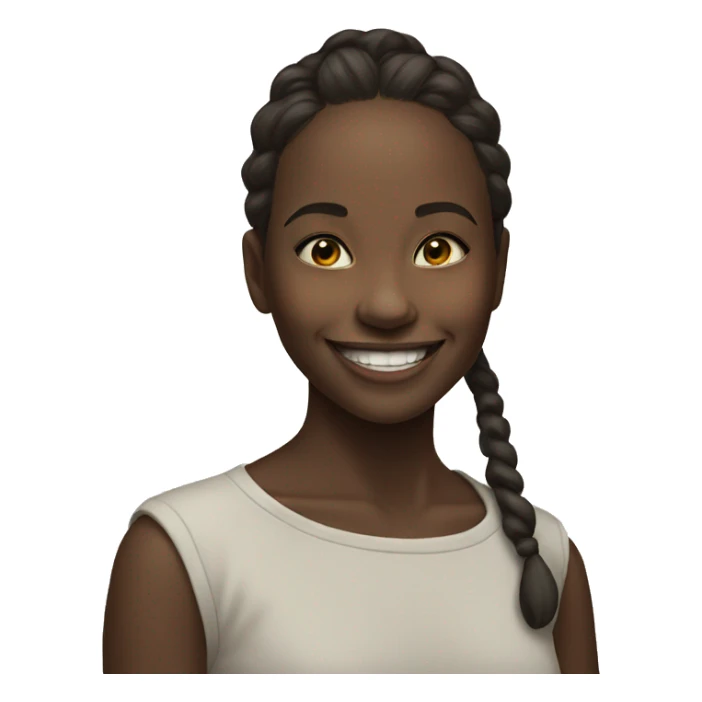 smiling girls album cover sticker