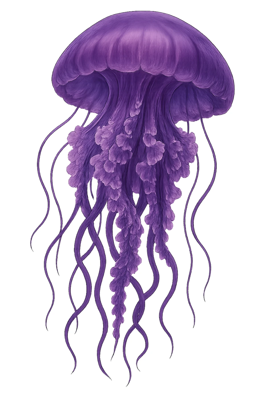purple jellyfish sticker