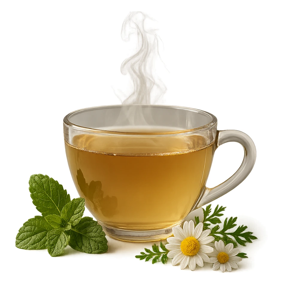 TAZZA DI TISANA DRENANTE, IPERREALISTICA 4K sticker