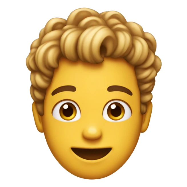 Happy birthday emoji but without the poppers sticker