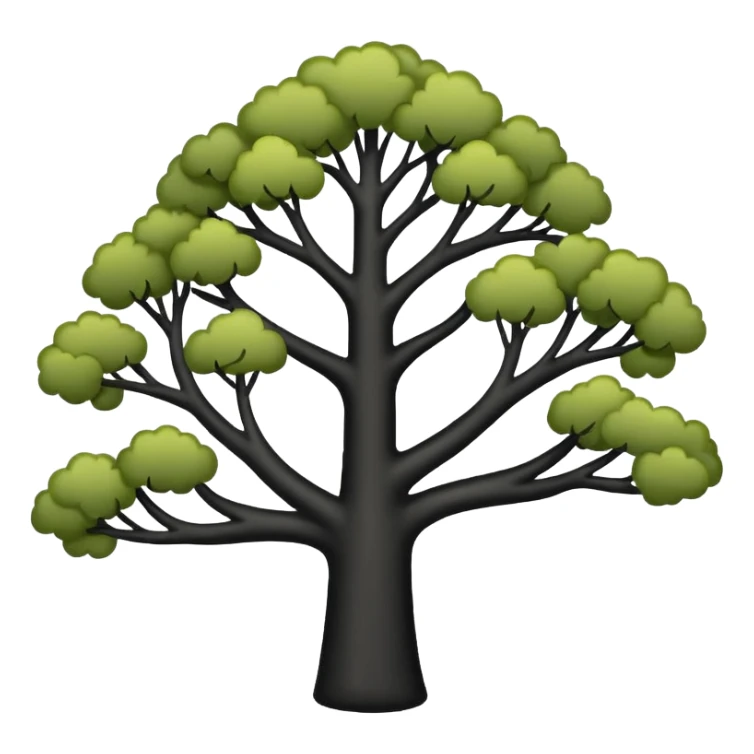 the three branches of government emoji in black sticker