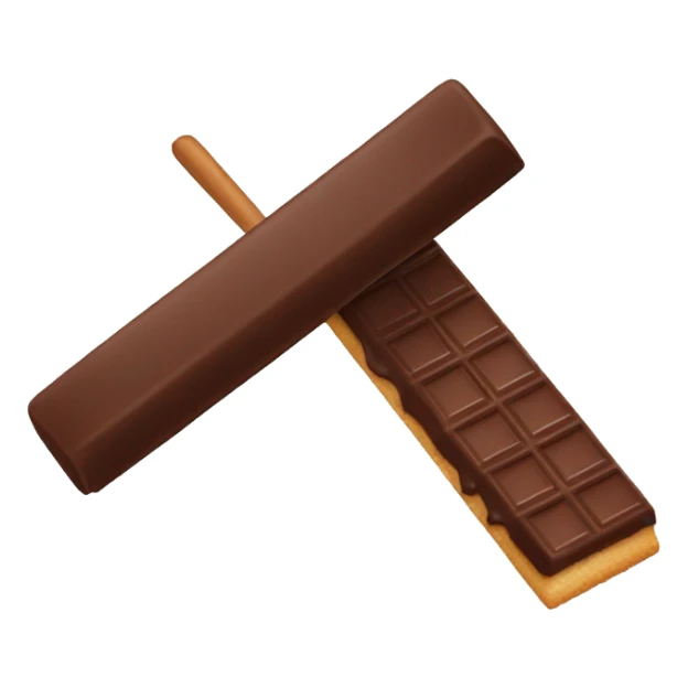 Stick o the wafer sticks with chocolate  sticker