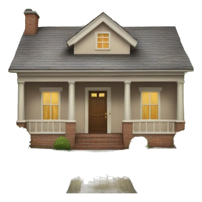a house with its front door wide open, symbolizing an inviting or welcoming gesture sticker