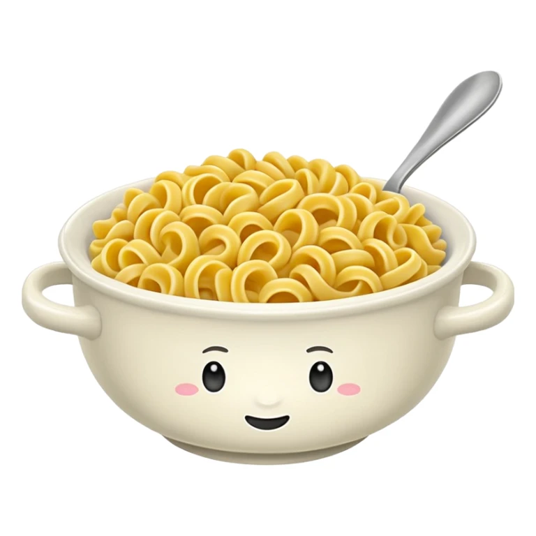 fusilli pasta bowl, just pasta, no other items sticker