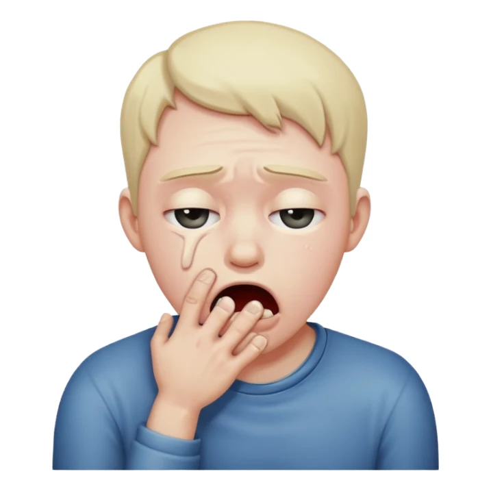 Persona ahorcándose con las manos sticker