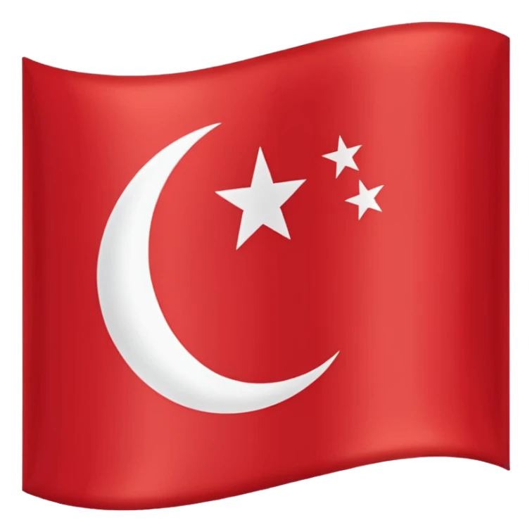 Ottoman empire 1600-1700 flag sticker