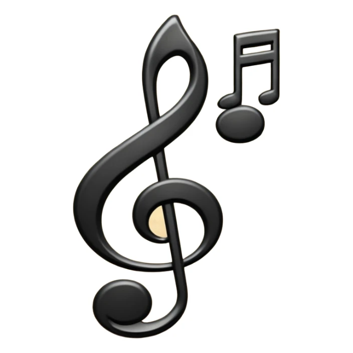 music note tribalism  sticker