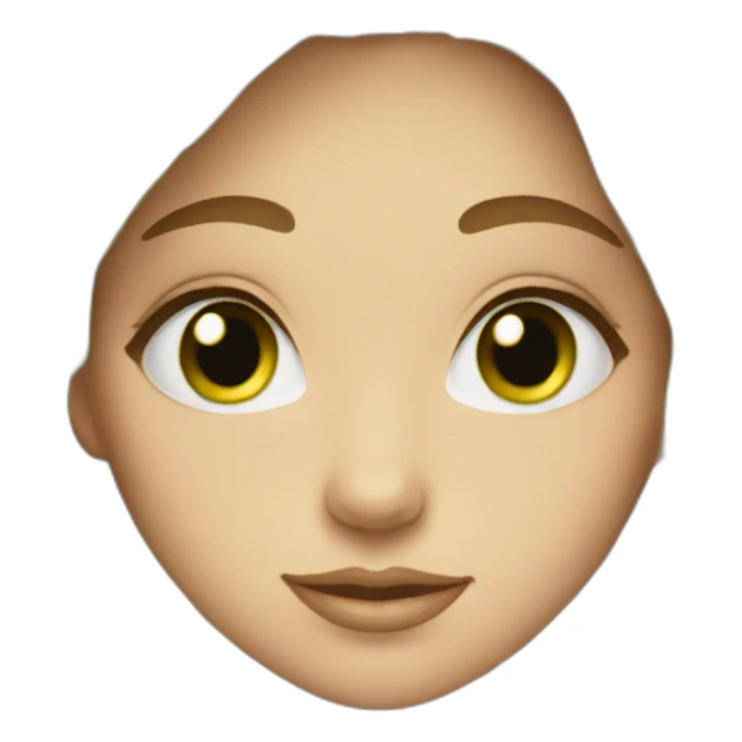 Lightbrown-hair-green-eyes-girl sticker