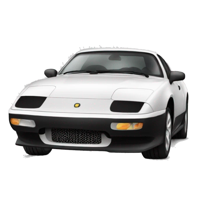 a black and white sports car drawing  sticker