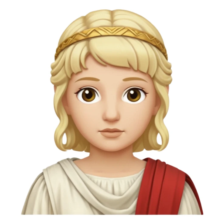 ancient roman woman blonde sticker