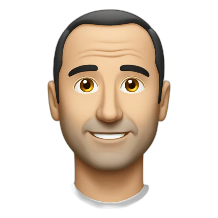 Nikos Aliagas French head sticker