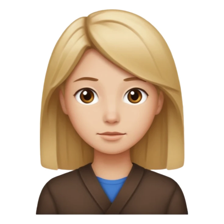 from K-pop demon hunters brown blonde hair sticker