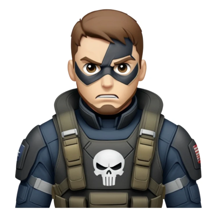 crossbones brock rumlow from captain america: civil war sticker