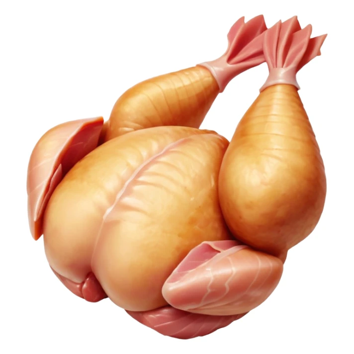 pieces of raw chicken sticker