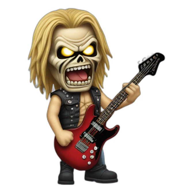 Iron Maiden live on stage sticker