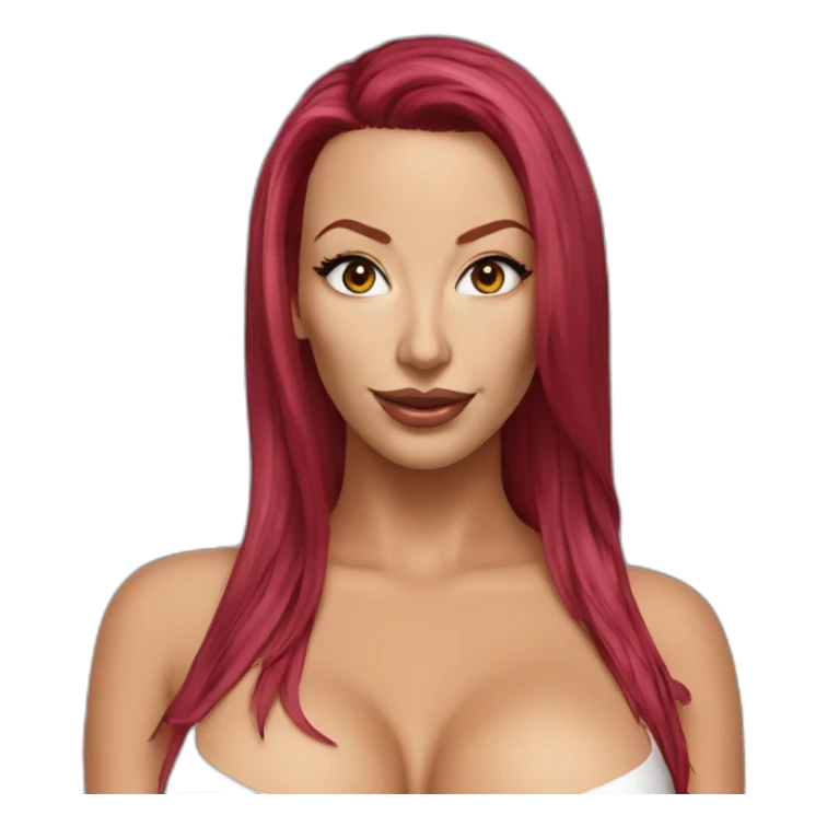 Bianca Beauchamp hyperréaliste sticker